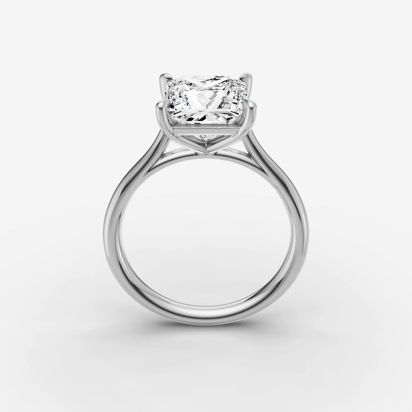 Cathedrale princess diamond setting in gold, view 14