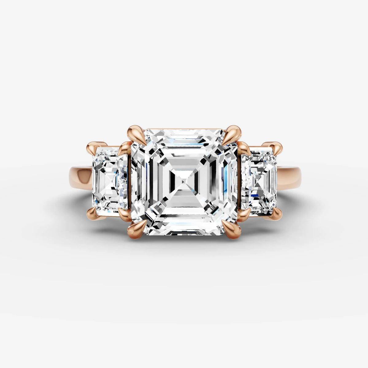Three Stone - Asscher