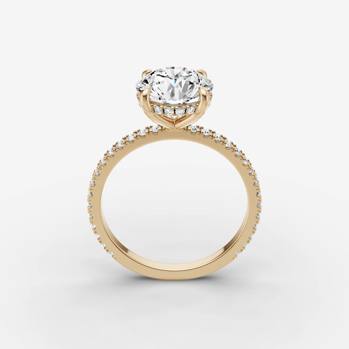 Hidden Halo & Pave - Round