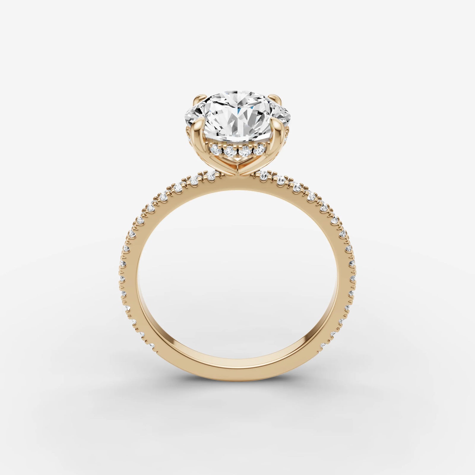 Hidden Halo & Pave - Round