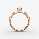Dainty Pave - Oval