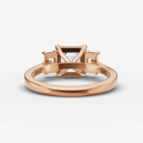Three Stone - Asscher