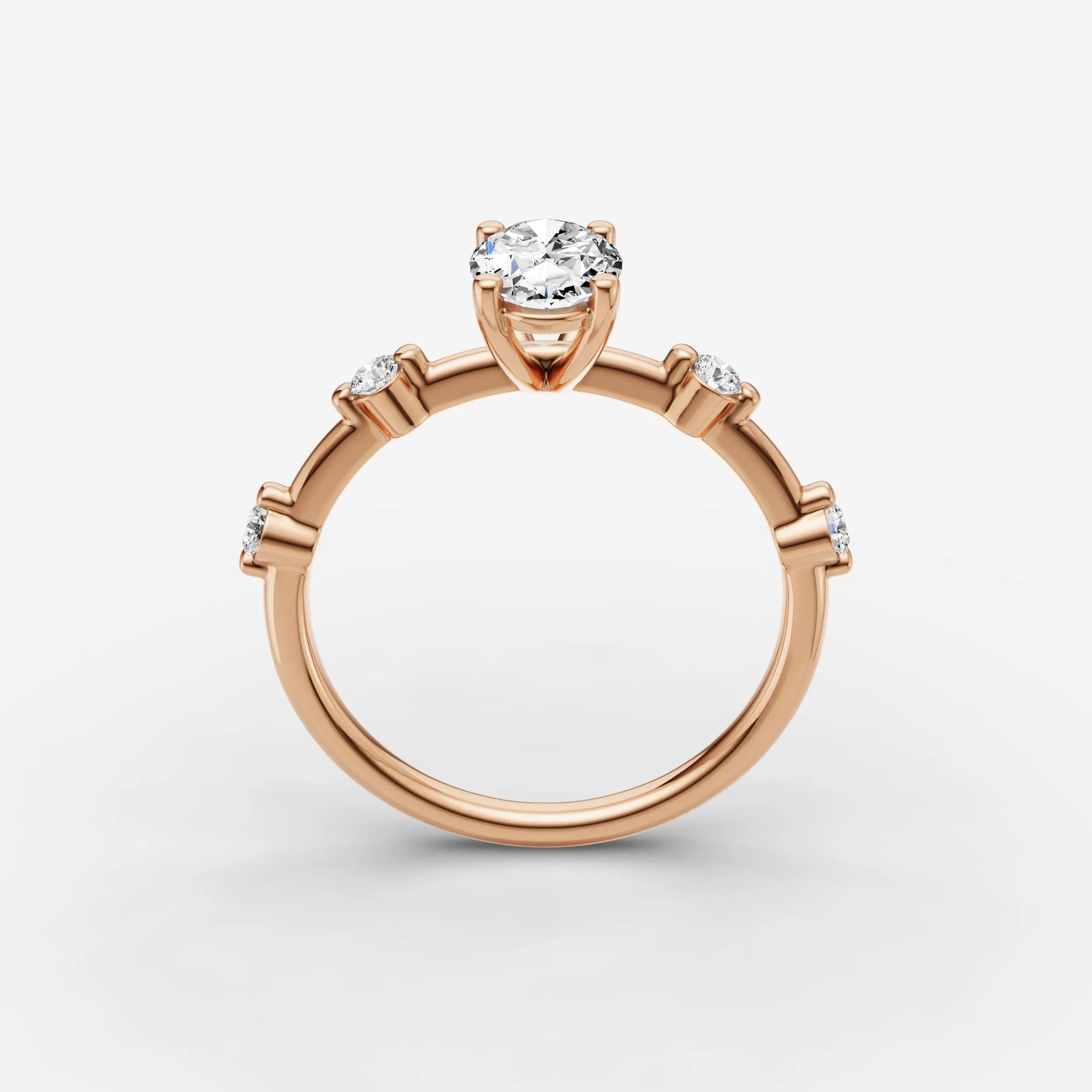 Dainty Pave - Oval