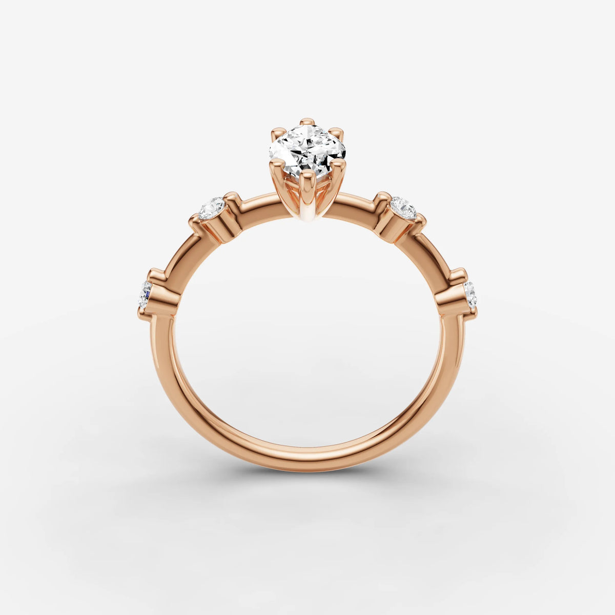 Dainty Pave - Marquise