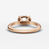 Horizon oval diamond setting in gold, view 12