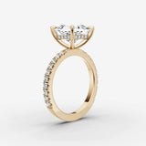 Hidden Halo & Pave - Princess