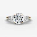 Trinite Round ring setting, view 1
