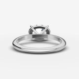 Horizon oval diamond setting in gold, view 18