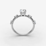 Dainty Pave - Oval