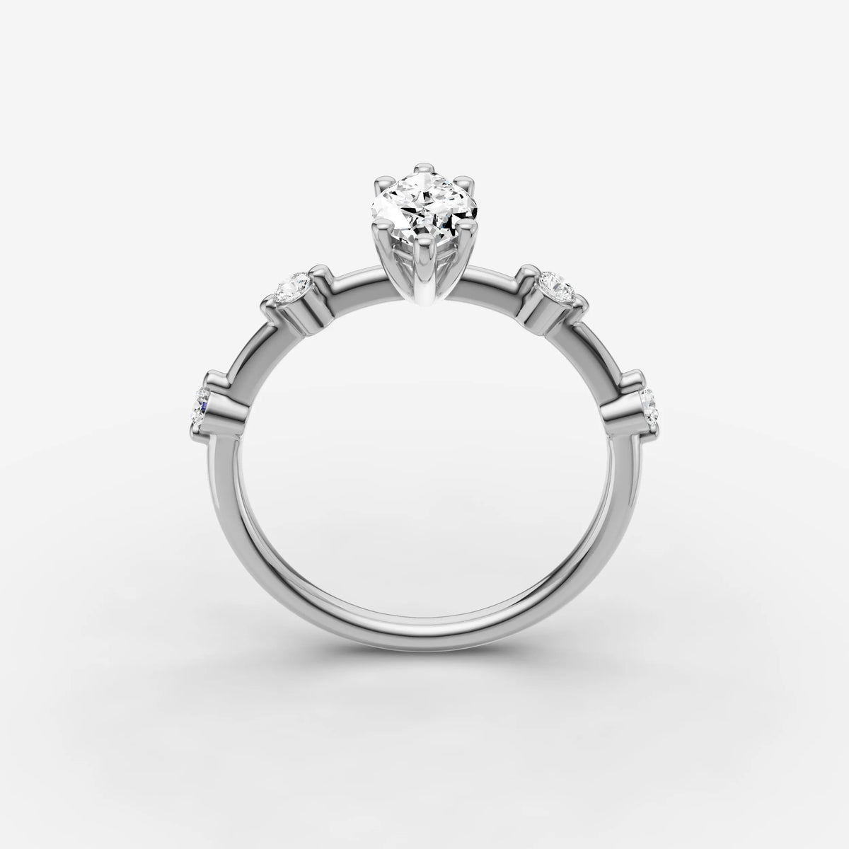 Dainty Pave - Marquise