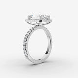 Aurore Etoile radiant diamond setting in gold, view 16