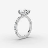 Mystere Etoile marquise diamond setting in gold, view 16