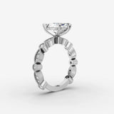 Heritage marquise diamond setting in gold, view 16