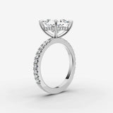 Hidden Halo & Pave - Princess