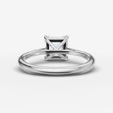Cathedrale asscher diamond setting in gold, view 18