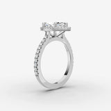 Aurore Etoile marquise diamond setting in gold, view 16