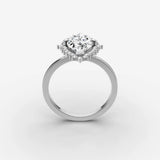 Aurore marquise diamond setting in gold, view 15