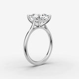 Cathedrale princess diamond setting in gold, view 16