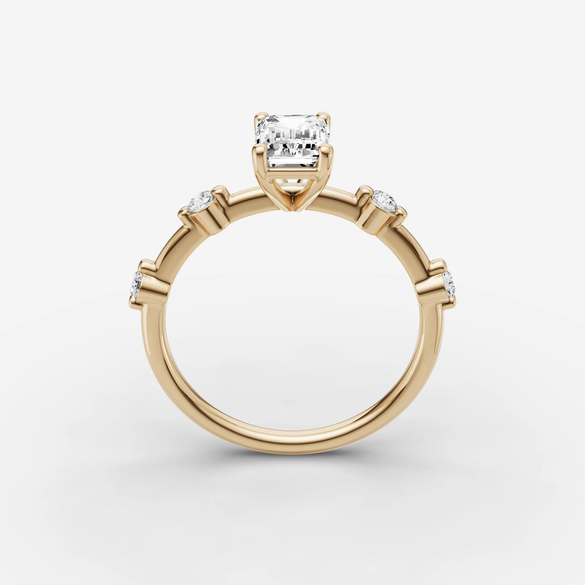 Dainty Pave - Emerald