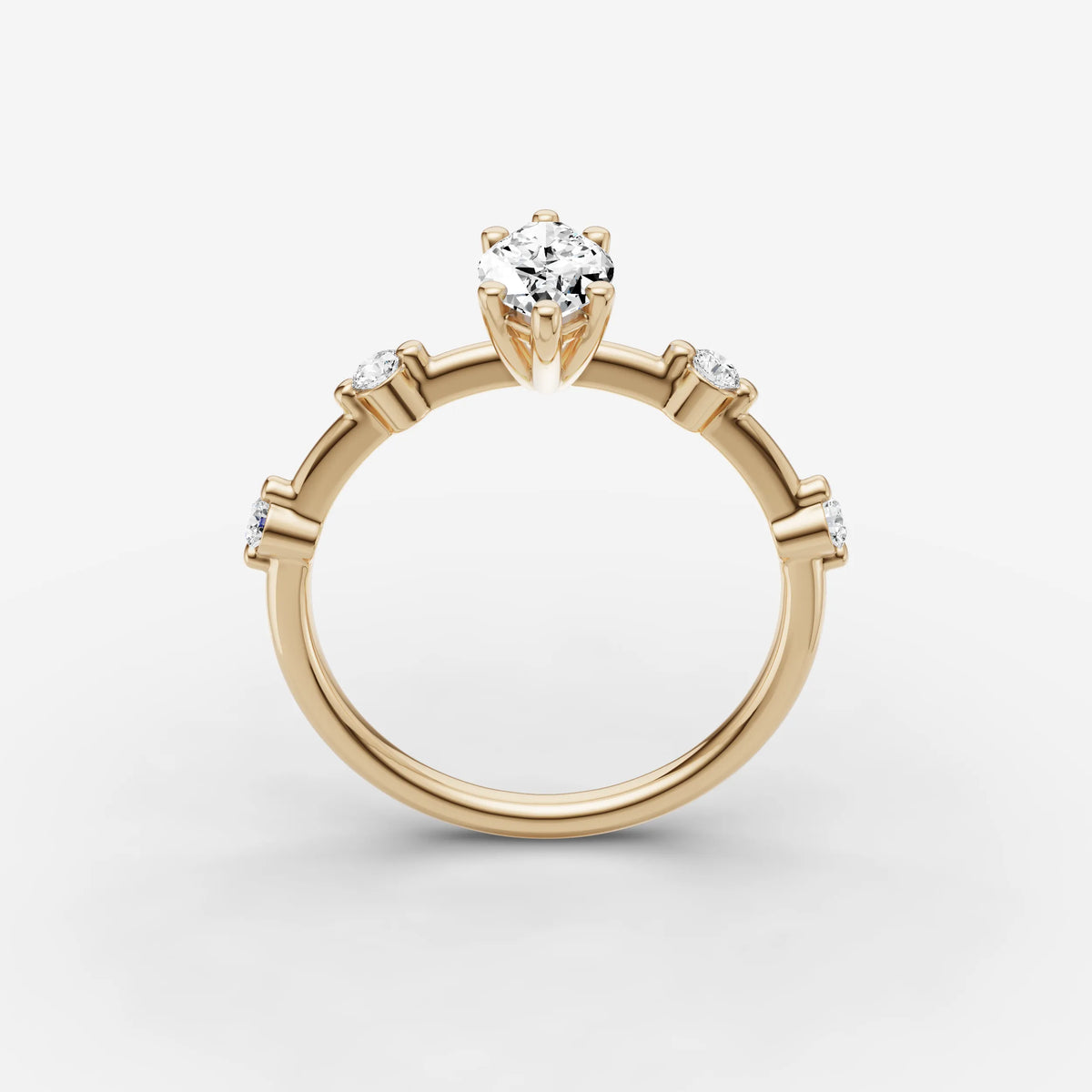 Dainty Pave - Marquise