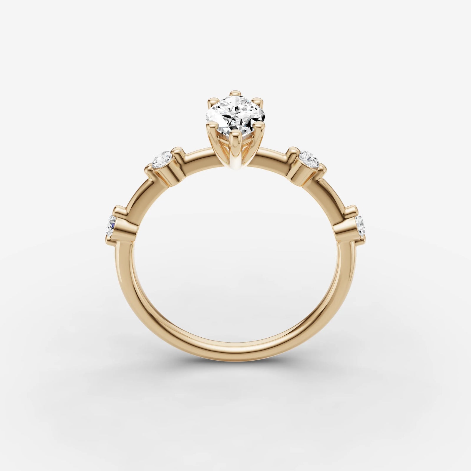 Dainty Pave - Marquise