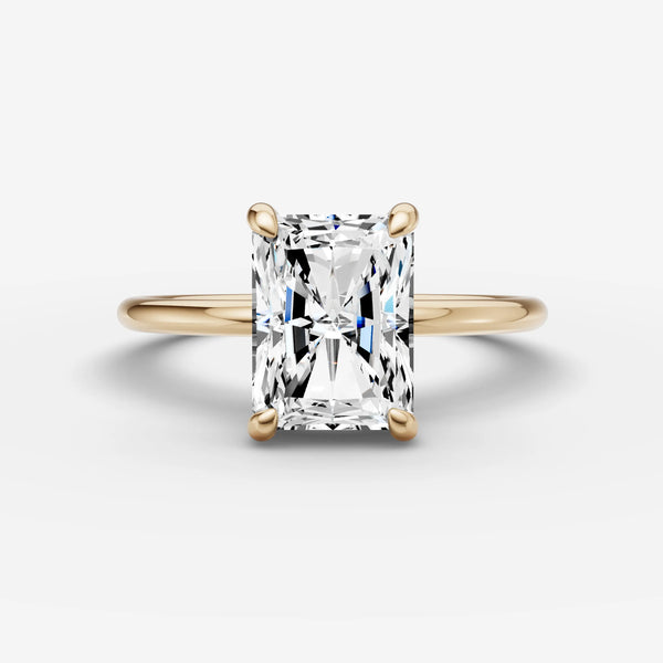 Mystere Radiant ring setting, view 1