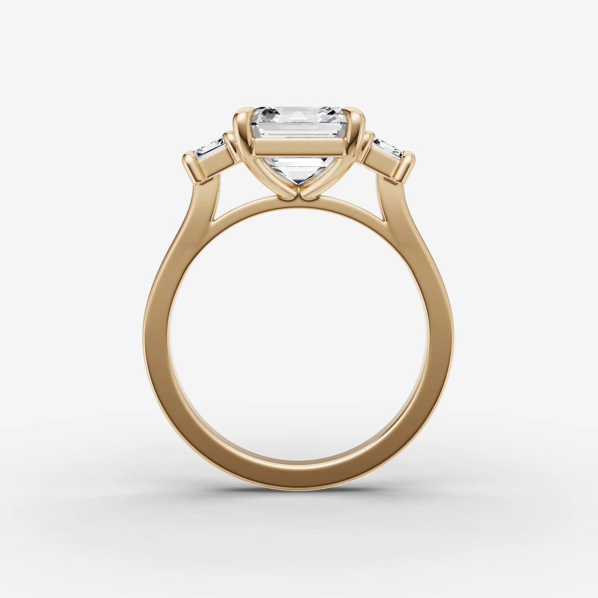 Three Stone - Asscher