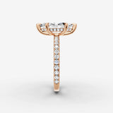 Mystere Etoile marquise diamond setting in gold, view 11