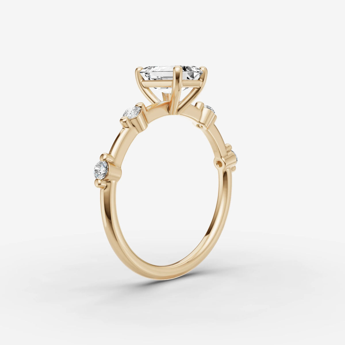 Dainty Pave - Emerald
