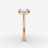 Cathedrale radiant diamond setting in gold, view 11