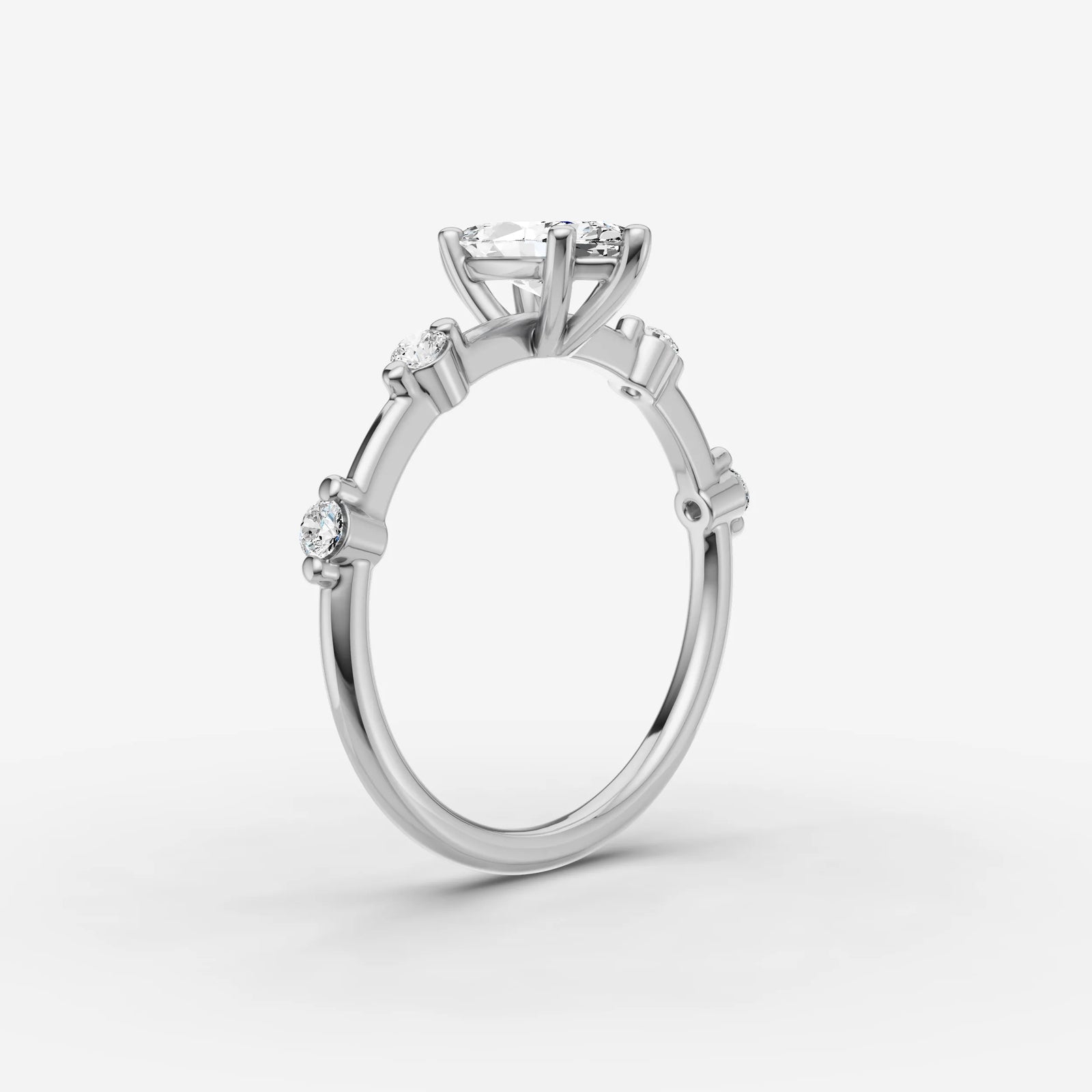 Dainty Pave - Marquise