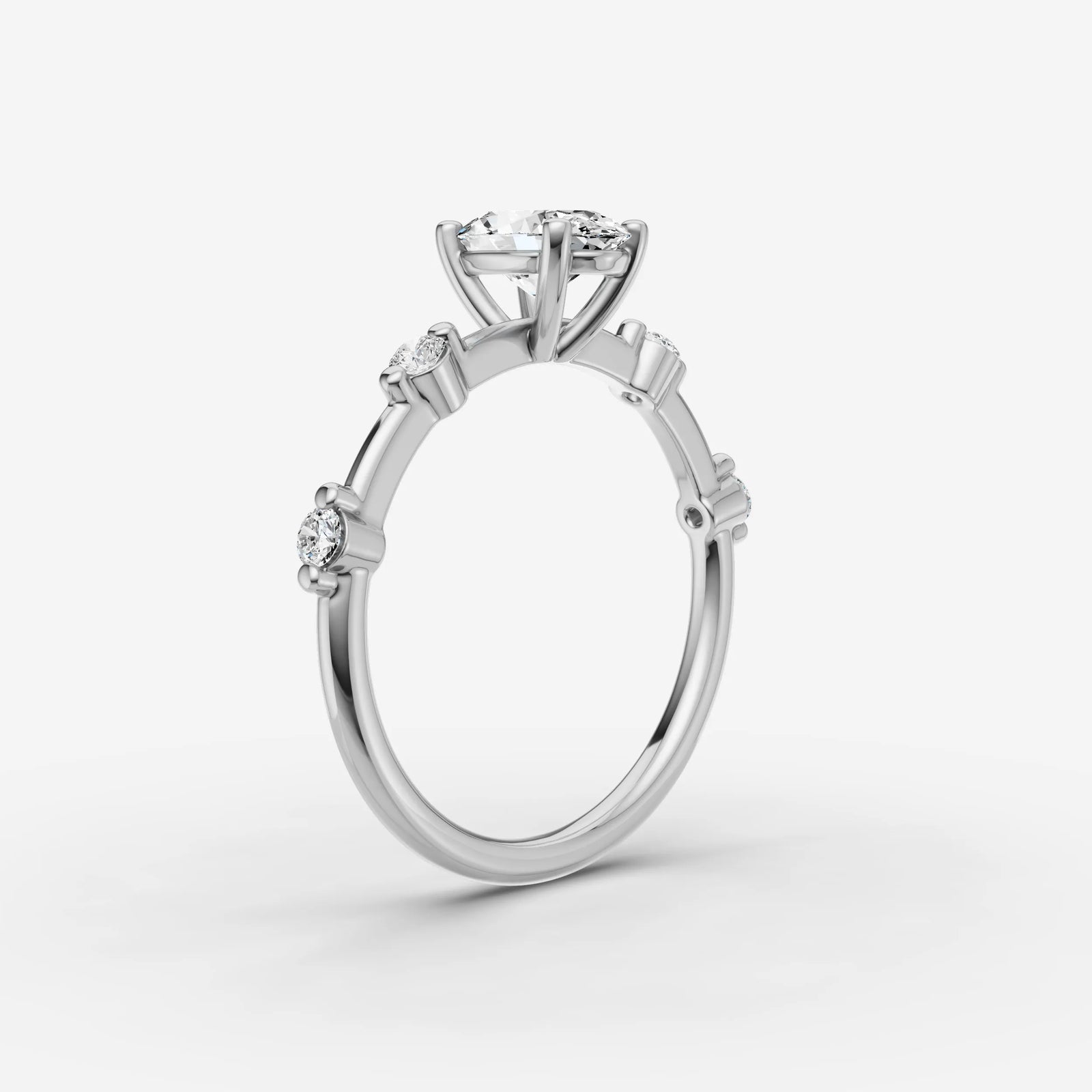 Dainty Pave - Oval