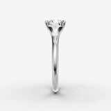 Horizon radiant diamond setting in gold, view 17
