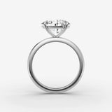 Horizon oval diamond setting in gold, view 14