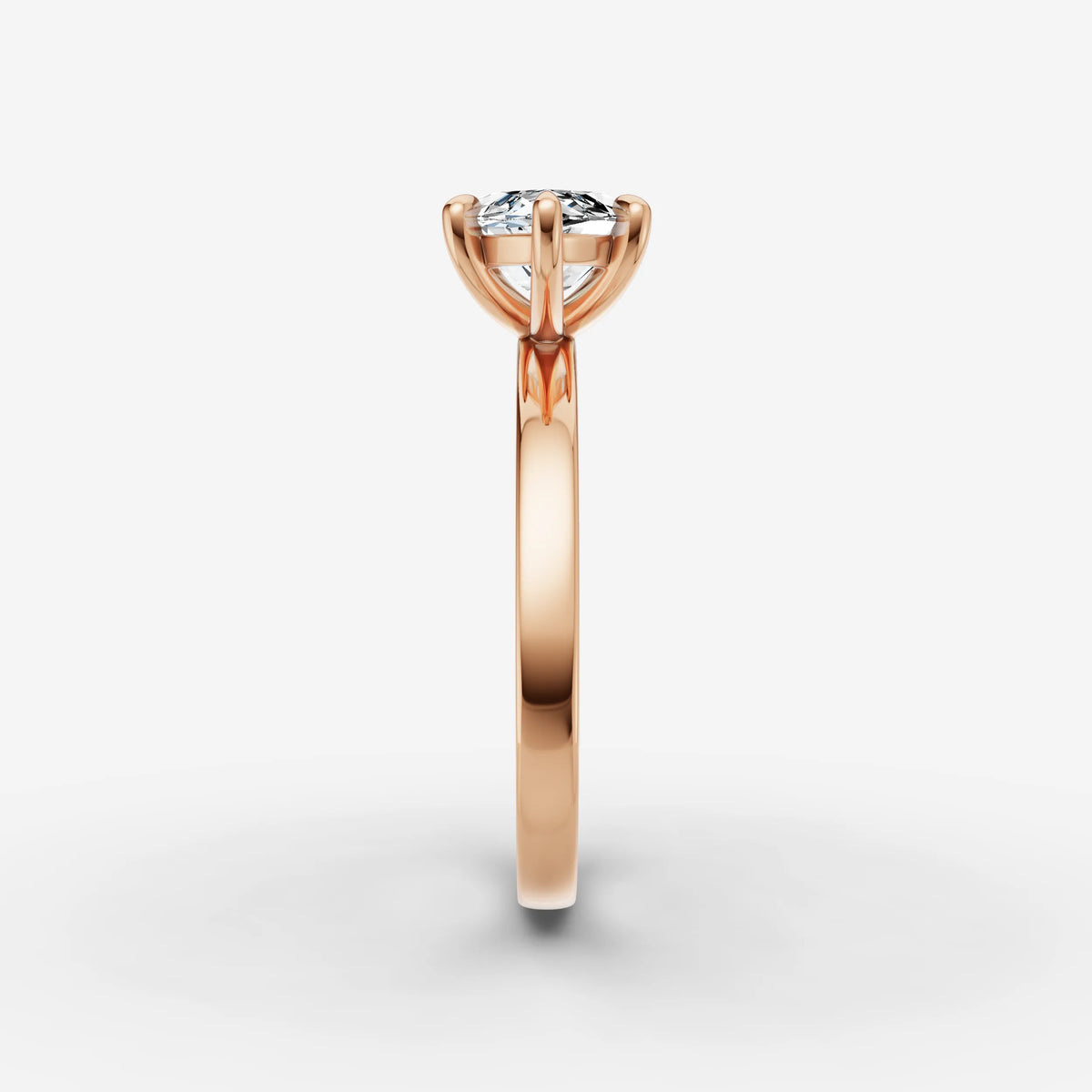 Horizon marquise diamond setting in gold, view 11