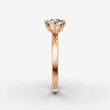 Horizon marquise diamond setting in gold, view 11