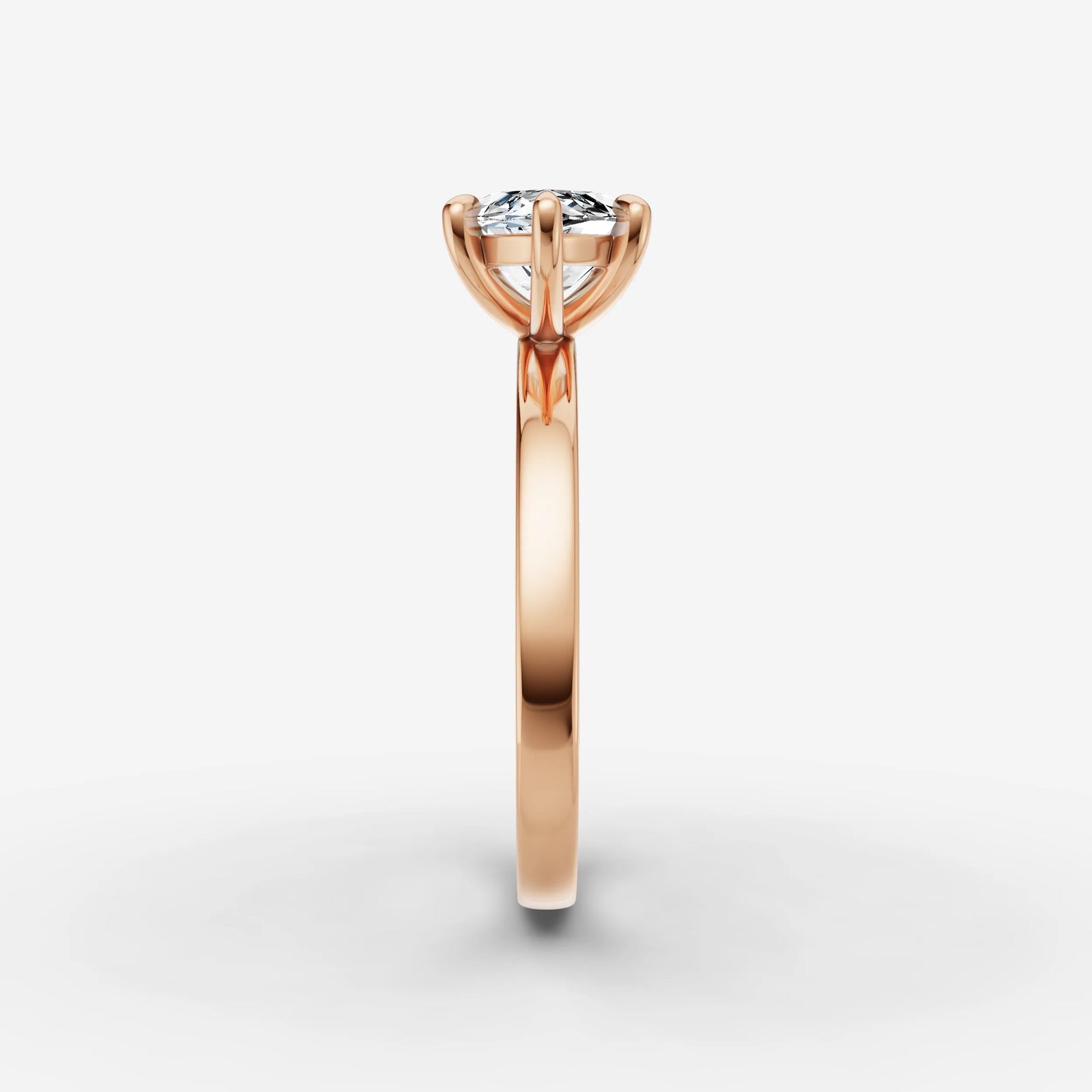 Horizon marquise diamond setting in gold, view 11