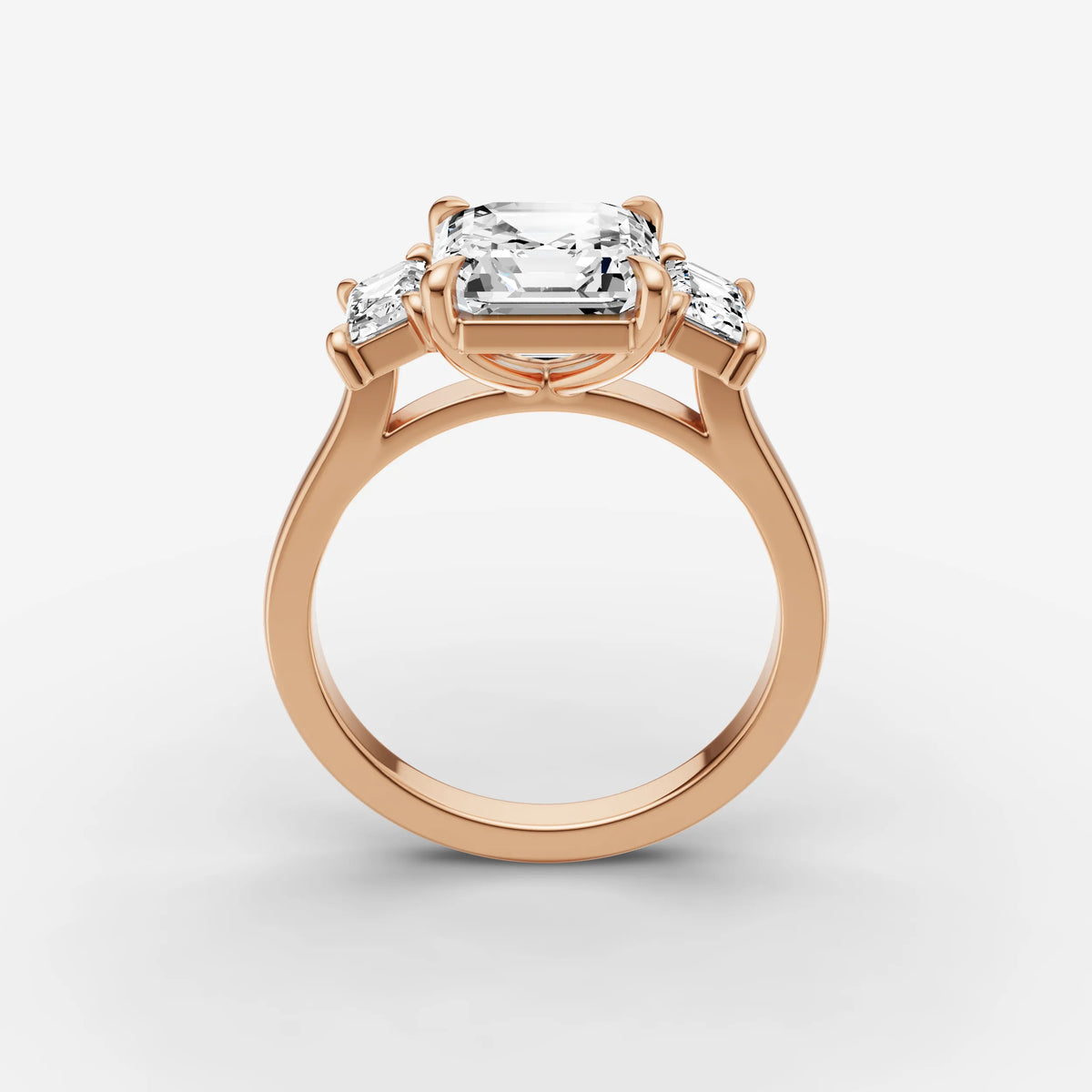 Three Stone - Asscher