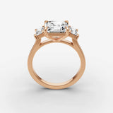 Three Stone - Asscher