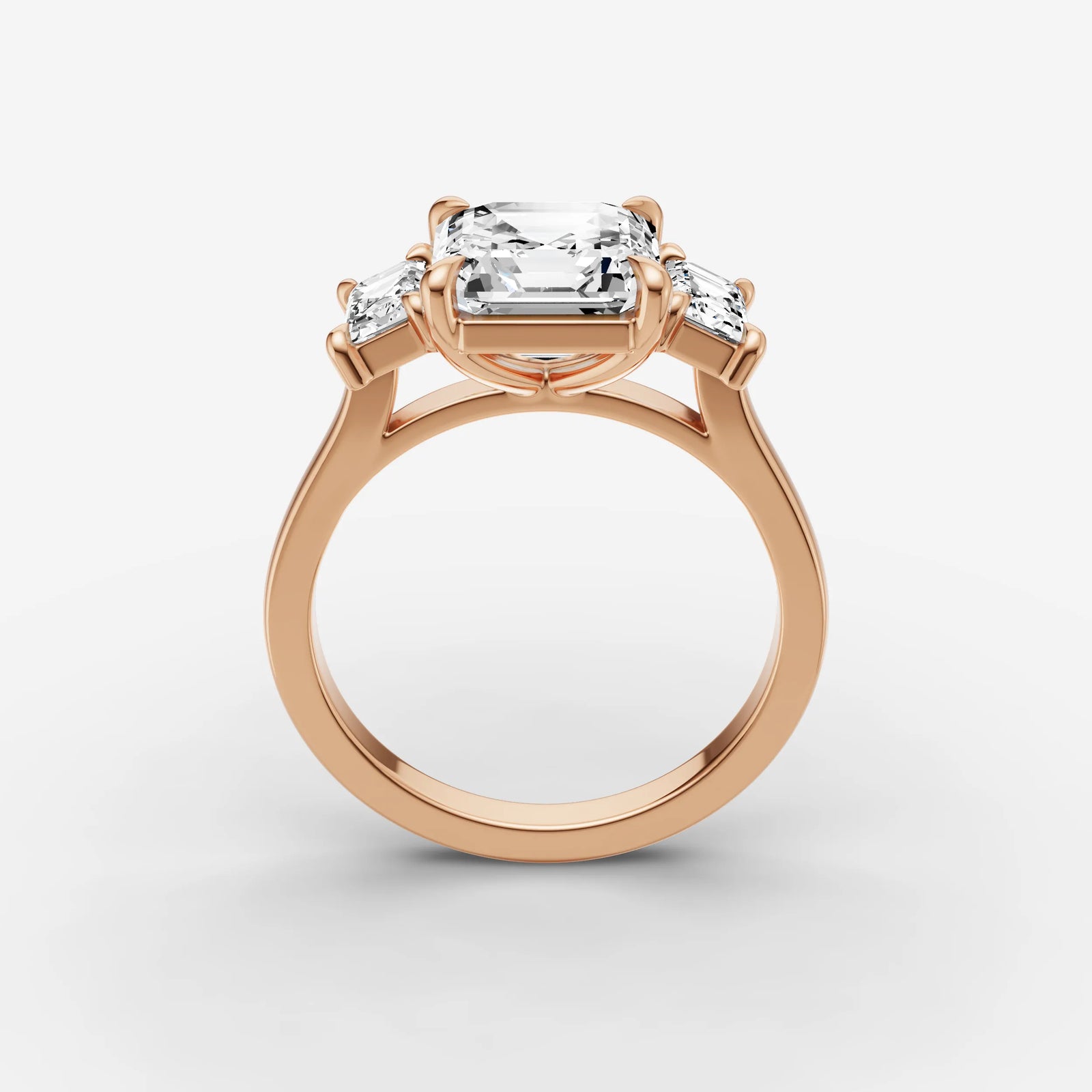 Three Stone - Asscher