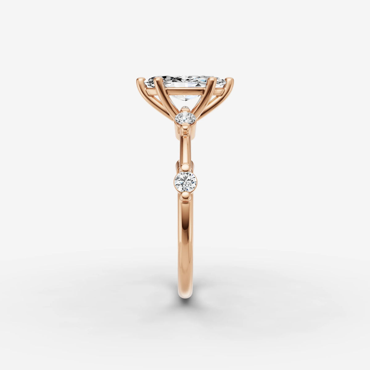 Dainty Pave - Marquise