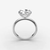 Horizon oval diamond setting in gold, view 15