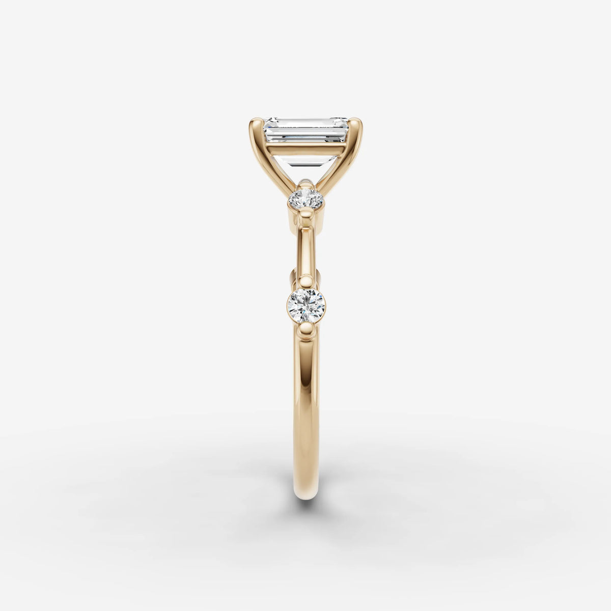 Dainty Pave - Emerald