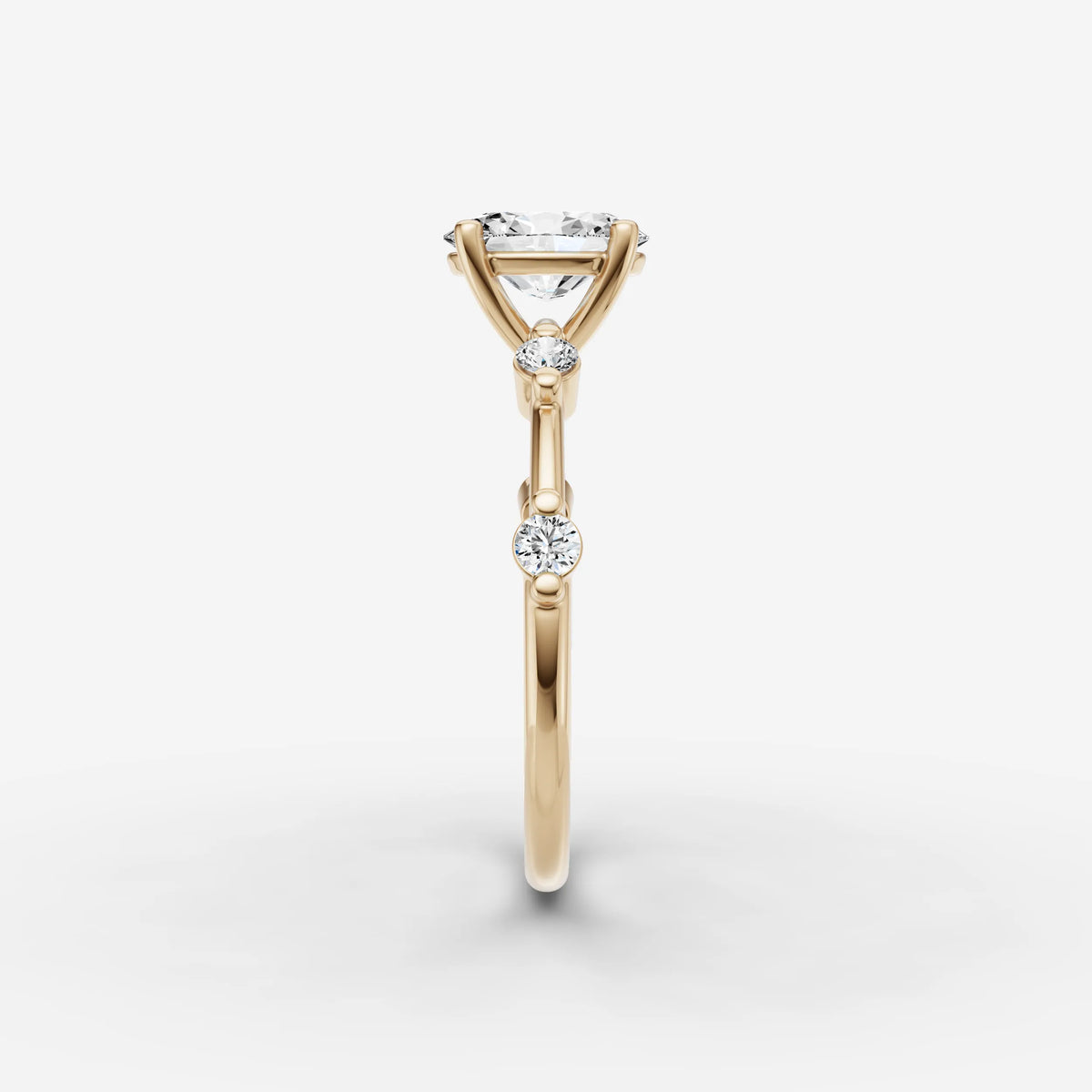Dainty Pave - Oval