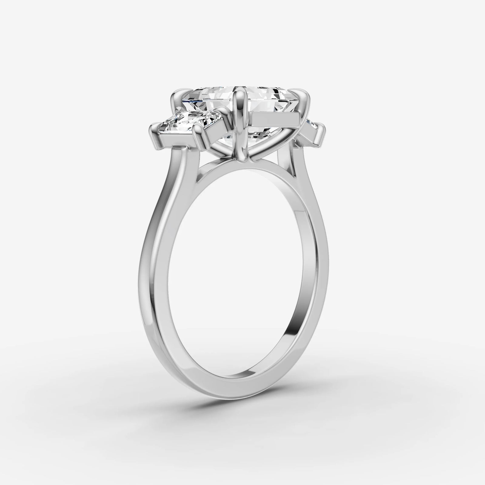 Three Stone - Asscher