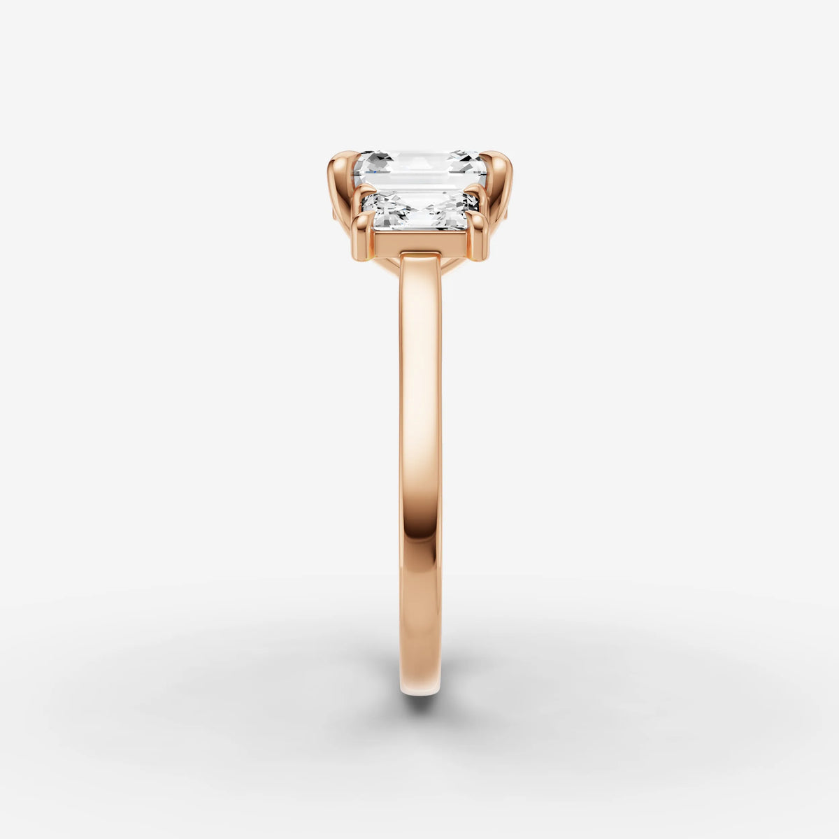 Three Stone - Asscher
