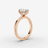 Horizon pear diamond setting in gold, view 10