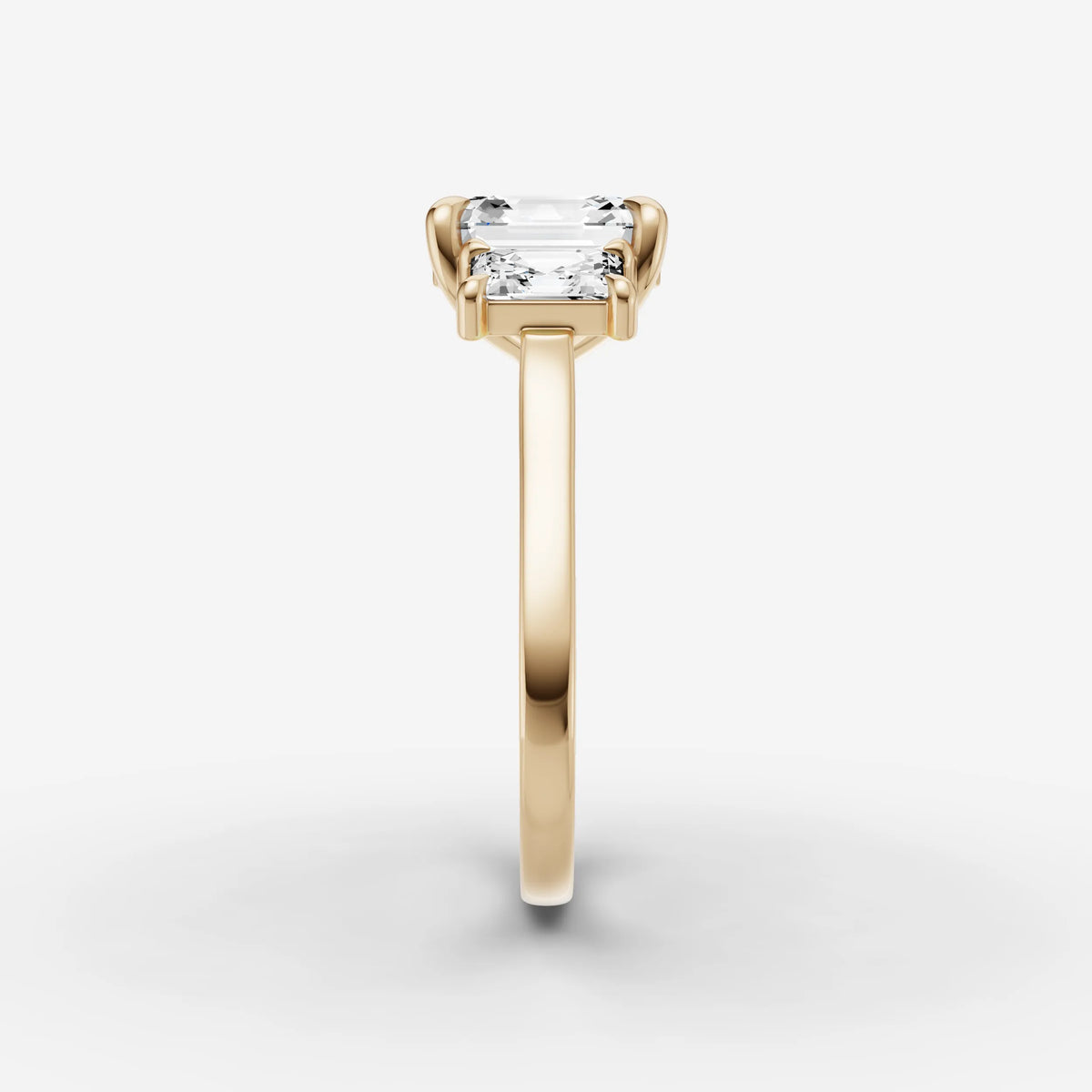 Three Stone - Asscher