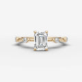 Dainty Pave - Emerald