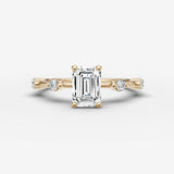Dainty Pave - Emerald